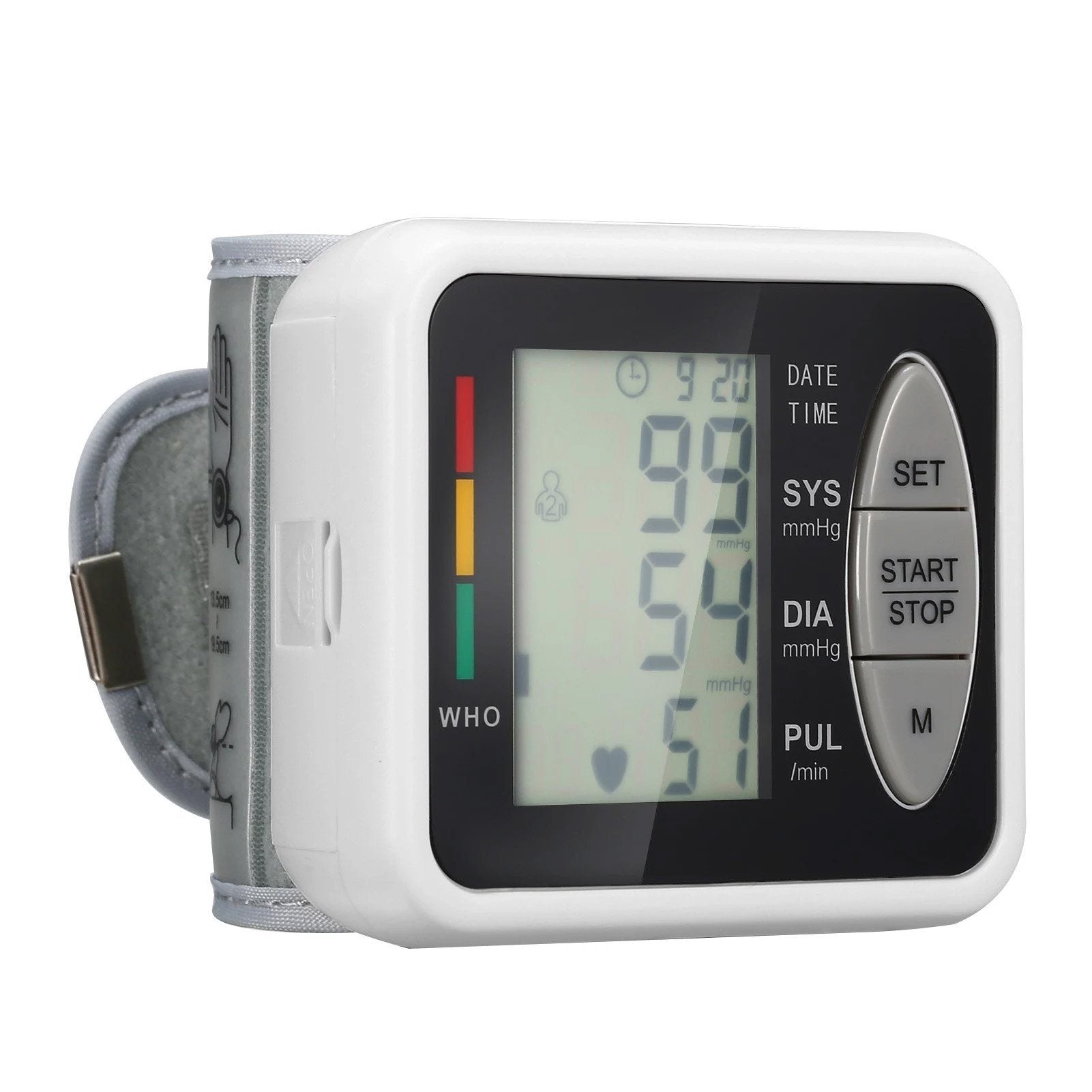 Wrist Electronic Sphygmomanometer Intelligent Electronic Blood Pressure Monitor Wellness - DailySale