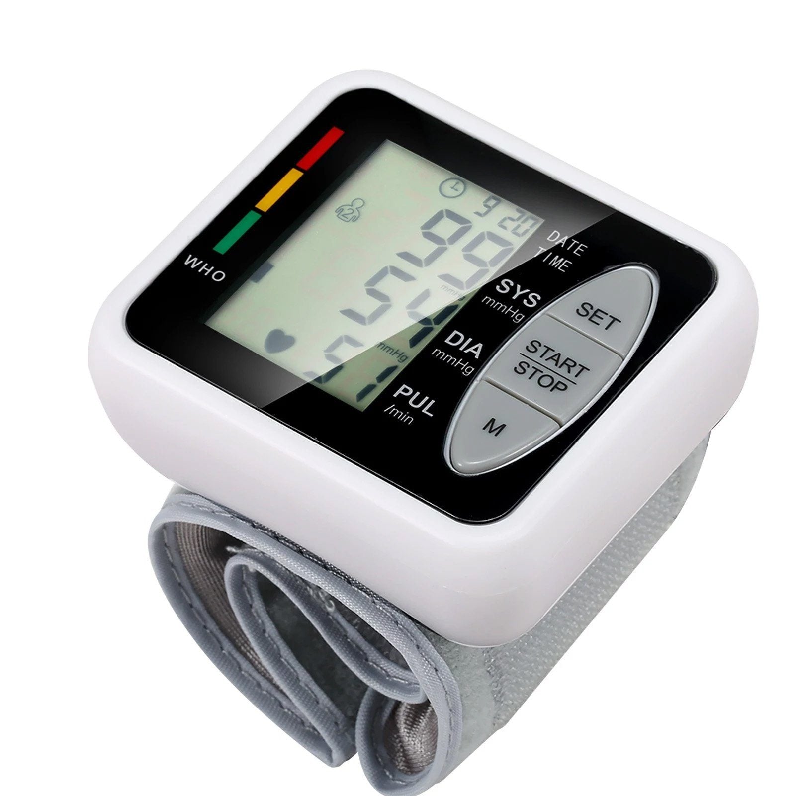 Wrist Electronic Sphygmomanometer Intelligent Electronic Blood Pressure Monitor Wellness - DailySale