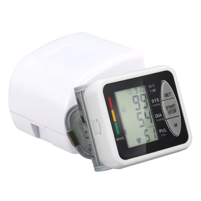Wrist Electronic Sphygmomanometer Intelligent Electronic Blood Pressure Monitor Wellness - DailySale