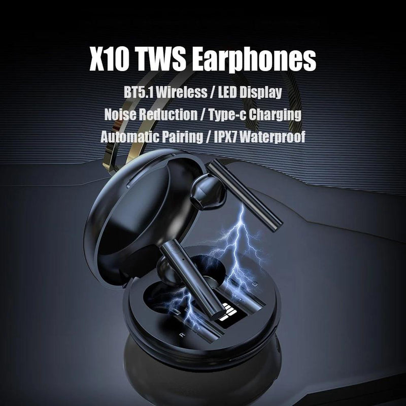 X10 TWS BT5.1 Waterproof HiFi Sports Headphones Headphones & Audio - DailySale