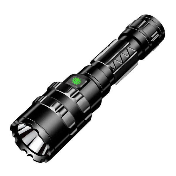 3/4 front view of XANES 1102 L2 5Modes 1600 Lumens USB Rechargeable Camping Hunting LED Flashligh, available on Dailysale