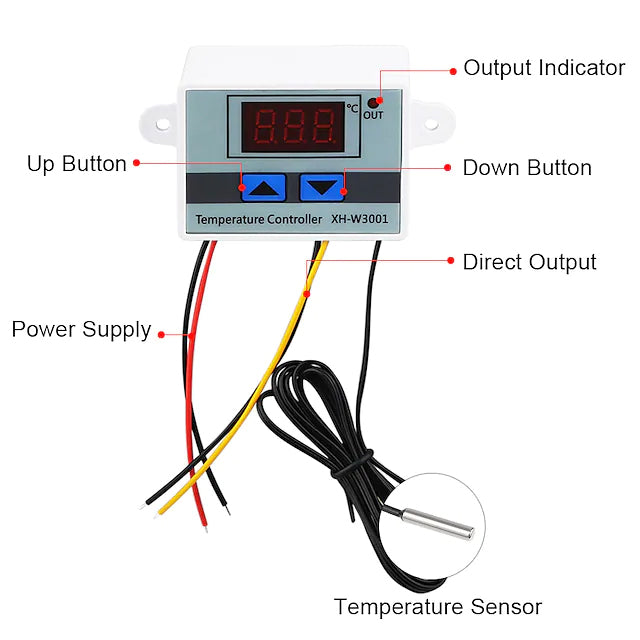 XH-W3001 Digital LED Temperature Controller Everything Else - DailySale