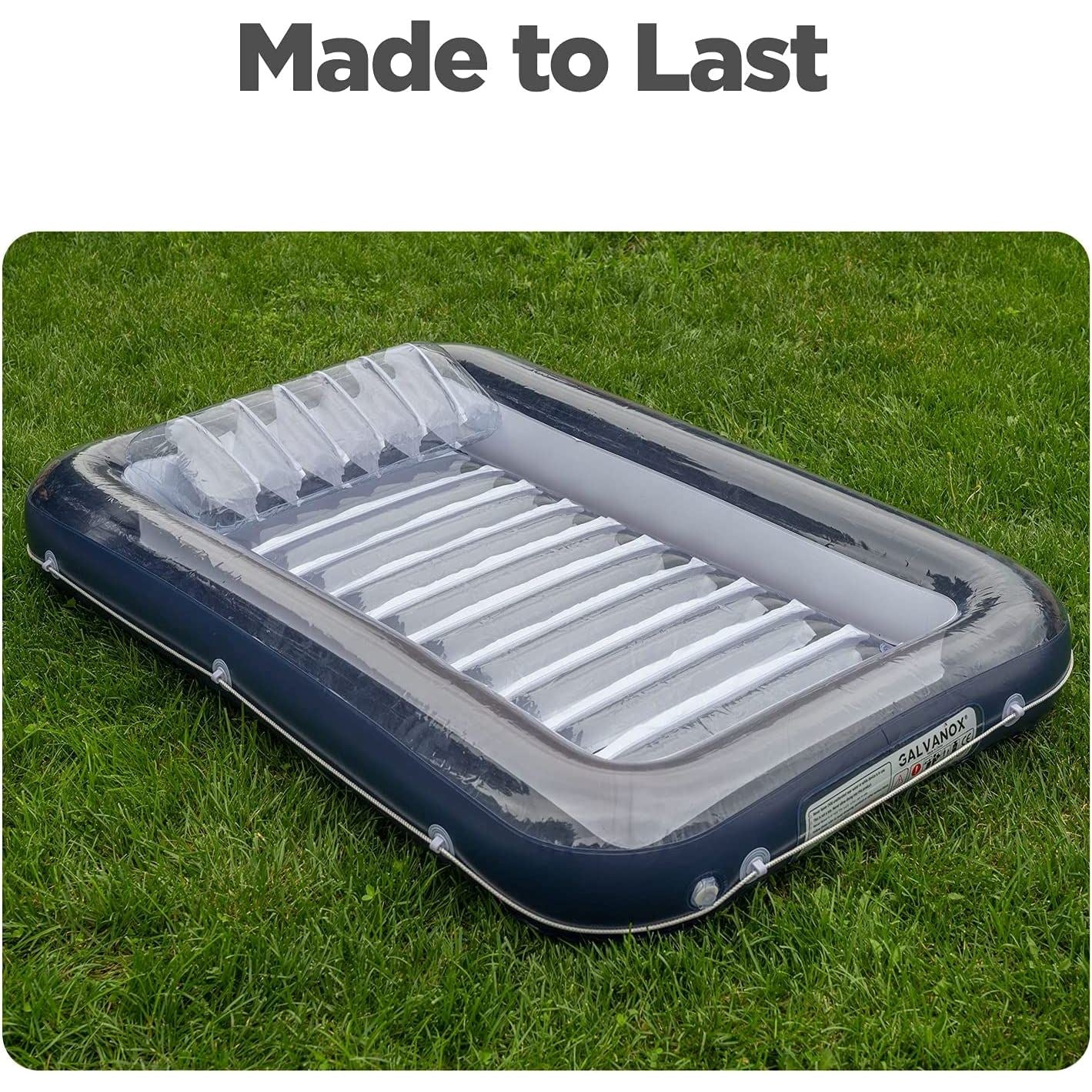 XL Floating Pool Bed, Inflatable Water Lounger Raft Sports & Outdoors - DailySale