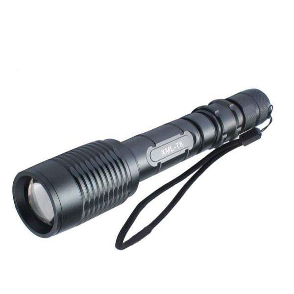 XML2-T6 Rechargeable LED Flashlight Sports & Outdoors Black - DailySale