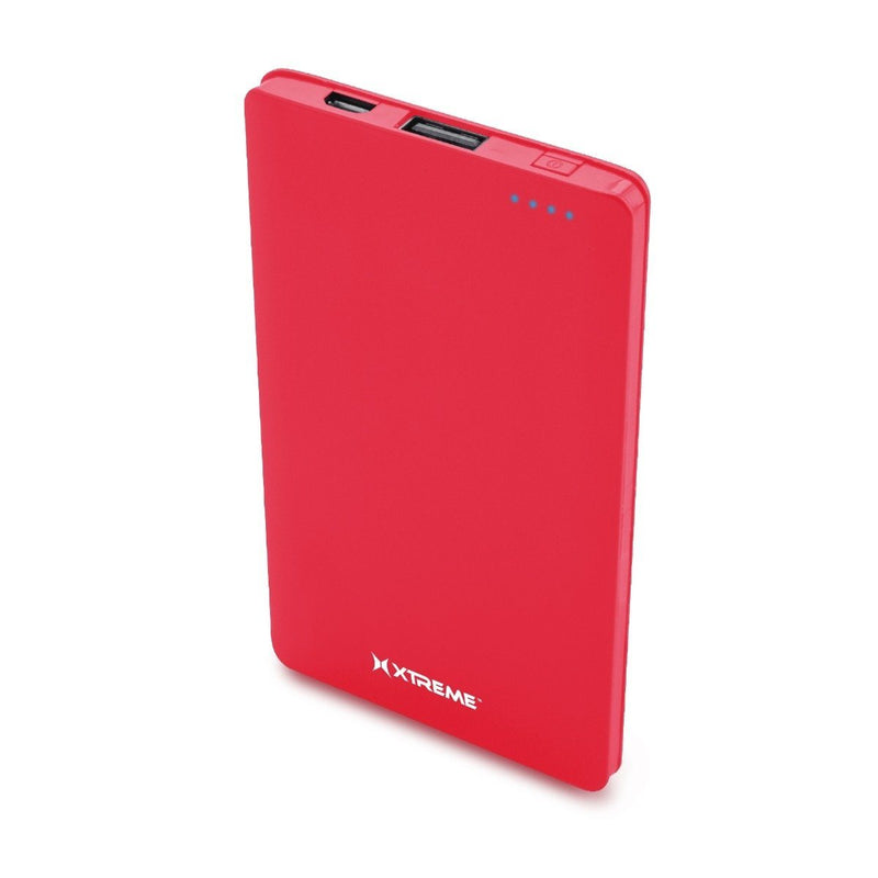 Xtreme XBB8-0151 3,000mAh Portable Power Bank Phones & Accessories Red - DailySale