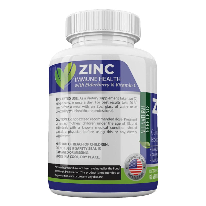 Zinc Immune Boosting Capsules - Extra Strength 1000mg Wellness & Fitness - DailySale