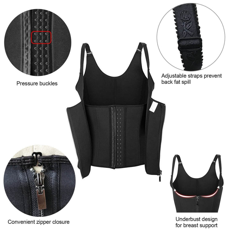 Zippered Waist Trainer Corset Women's Clothing - DailySale