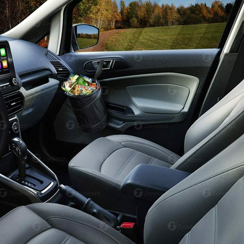 Zone Tech Universal Traveling Portable Car Trash Can Automotive - DailySale