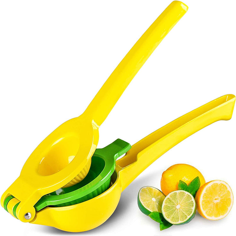Zulay Metal 2-in-1 Lemon Lime Squeezer Kitchen Tools & Gadgets Yellow - DailySale